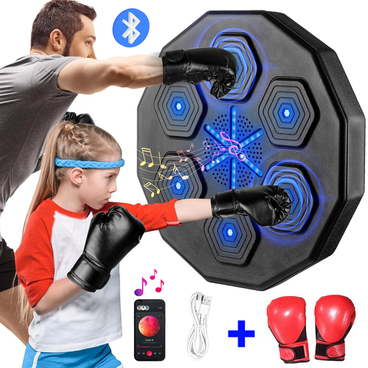 Electronic Wall Target Sandbag Training-Music Boxing Machine Sports Home Gift