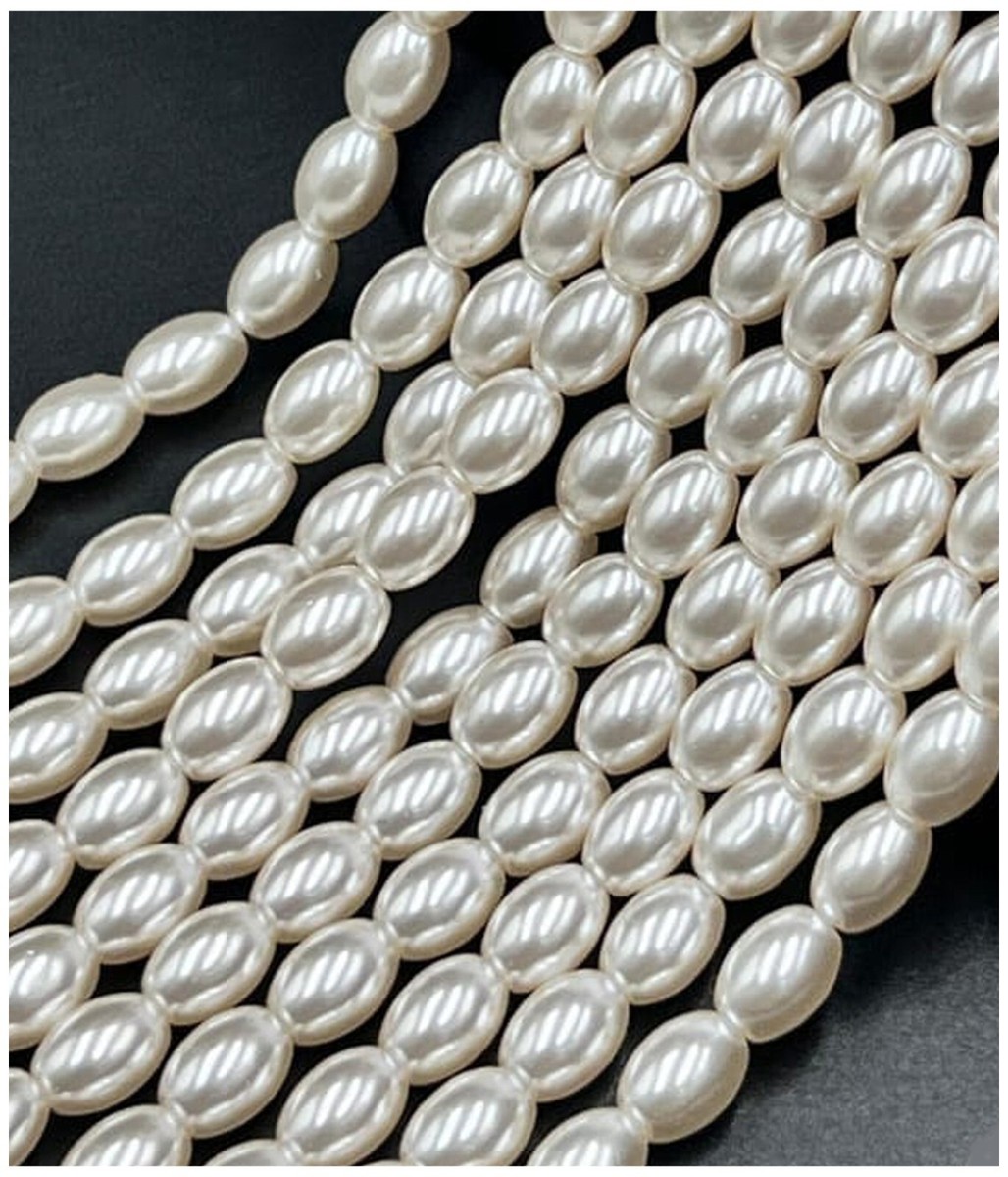 Pearl of the Orient Seas Philippines South Sea WHITE 8x6 MM Drop