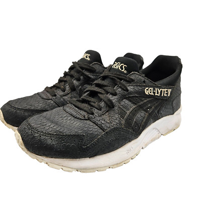 Asics Gel-Lyte V Black Reptile Snake Skin Shoes Women's Size