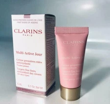 2 X CLARINS MULTI-ACTIVE JOUR TARGETS FINE LINES,ANTIOXIDANT DAY CREAM - 0.5 OZ
