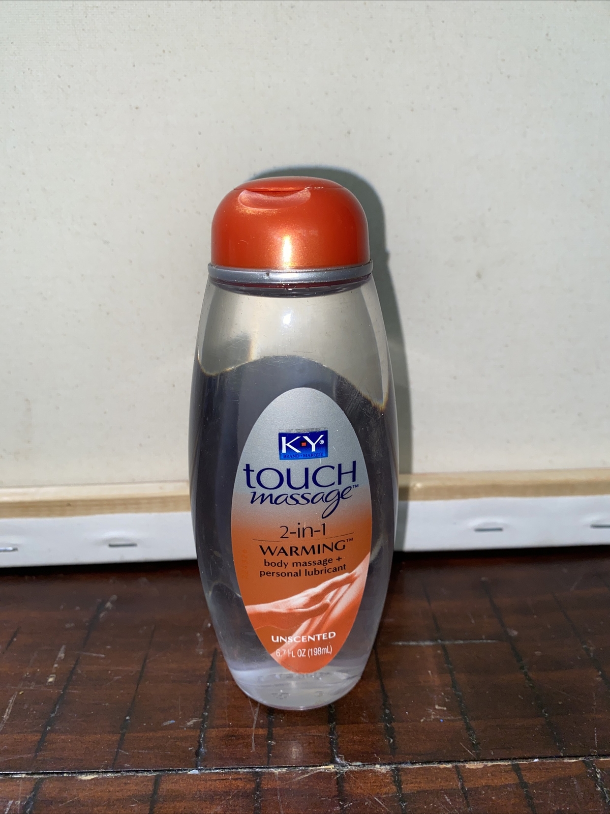 New Retired KY Touch Massage Warming 2 In 1 Body Massage Oil Unscented