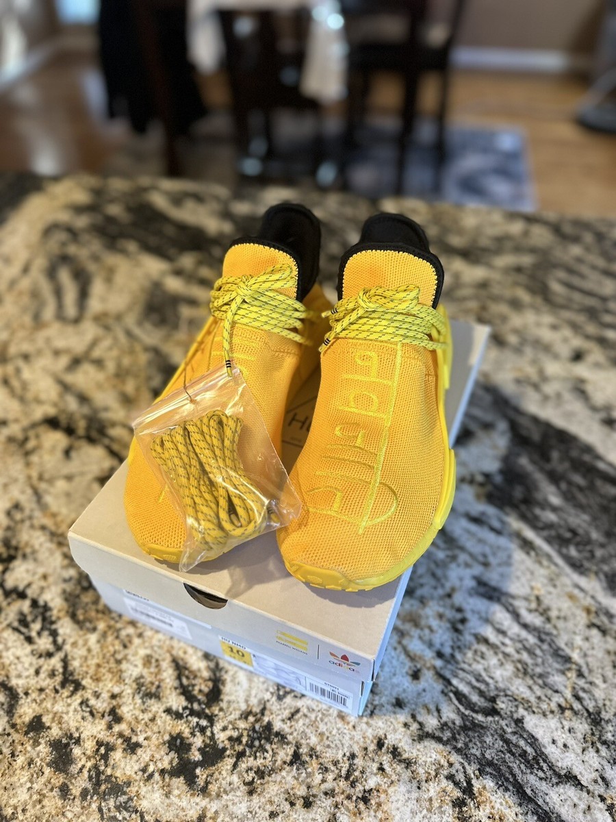 Adidas HU NMD Pharrell Williams 10 Human Race Hindi Gold