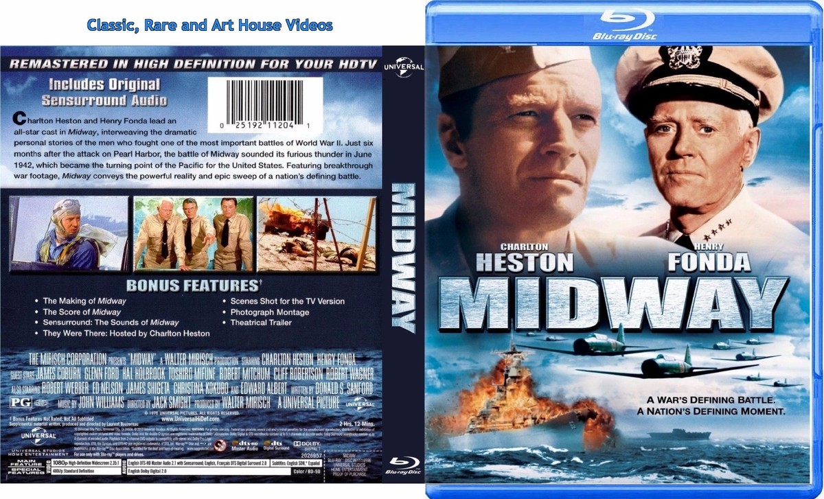 Midway Blu-ray Charlton Heston, Henry Fonda (1976) 25192112041