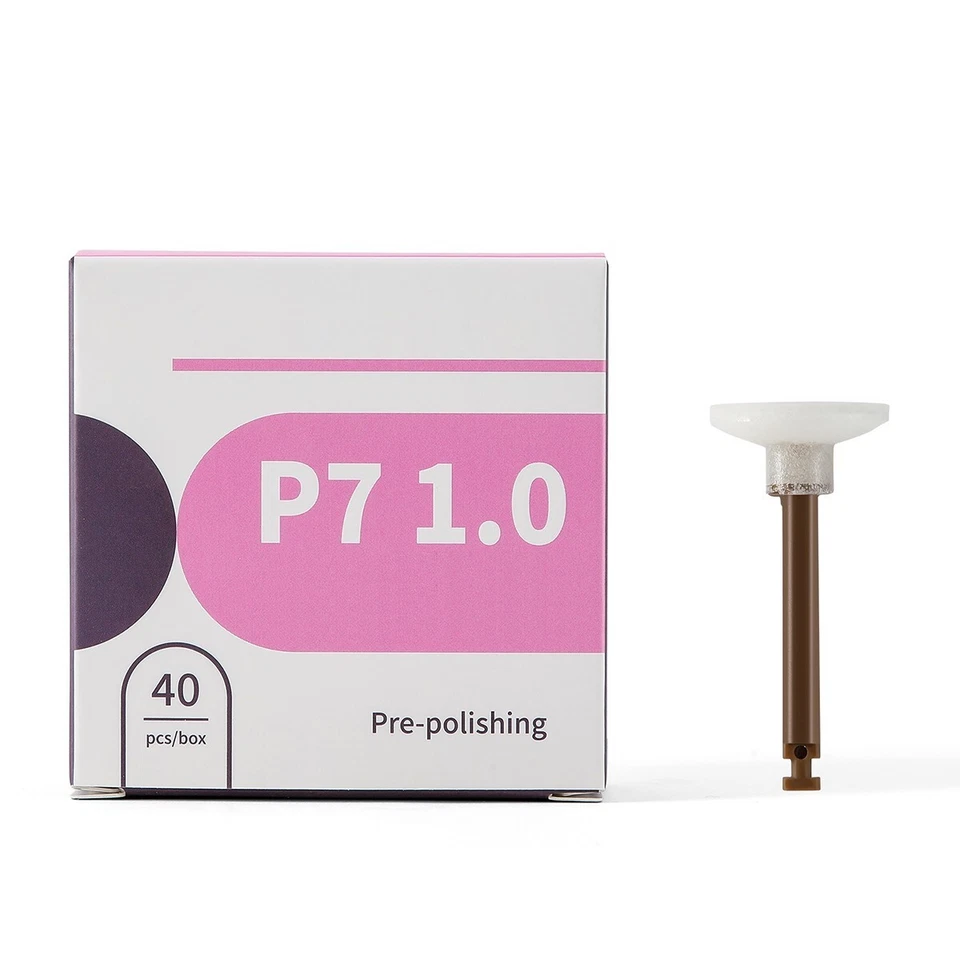 40 piezas acabado dental tazas puntos discos compuesto pulido vástago RA Foto 3 de 4