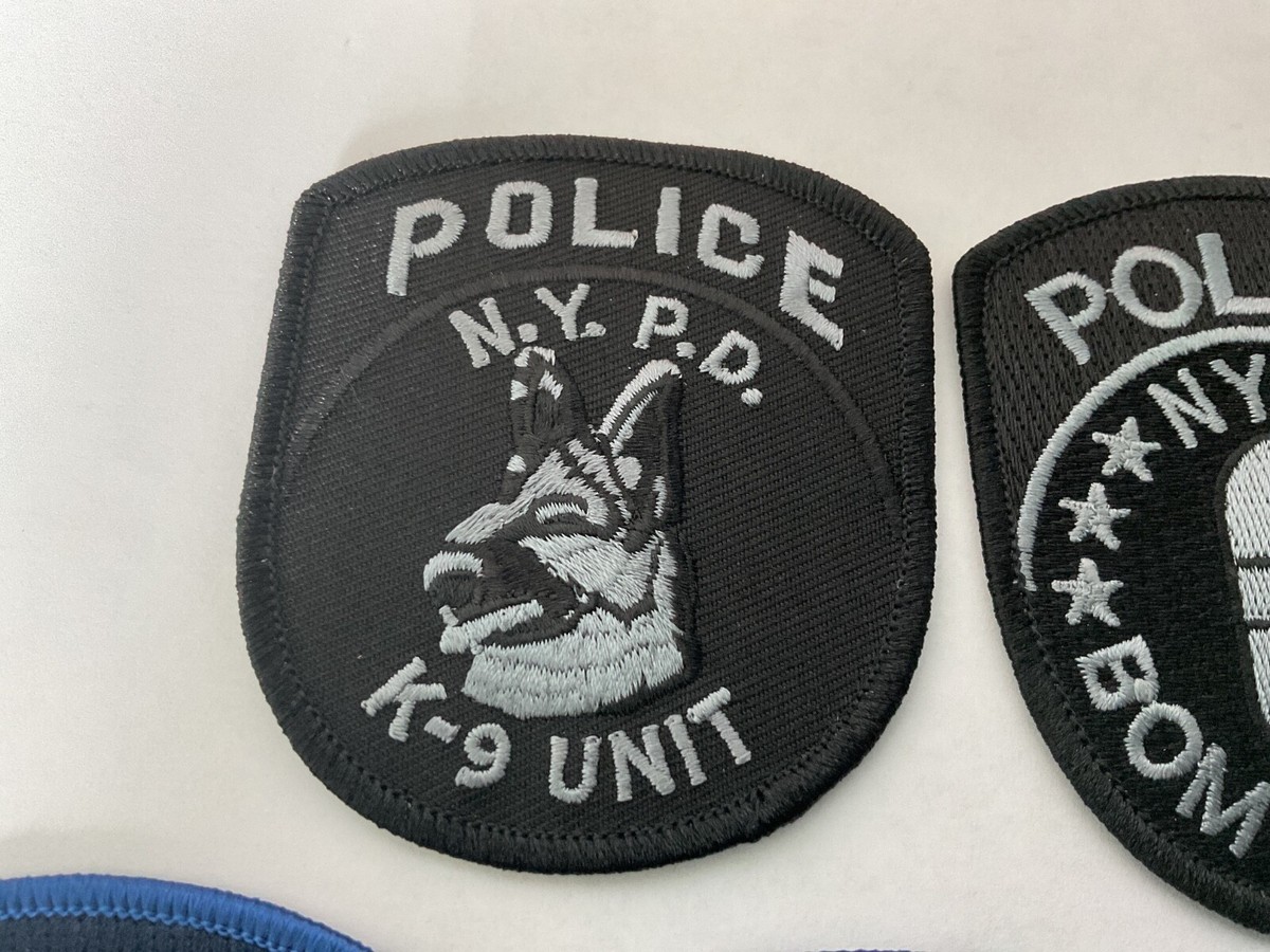 NYPD Police Special Unit collectable patch set Seven full
