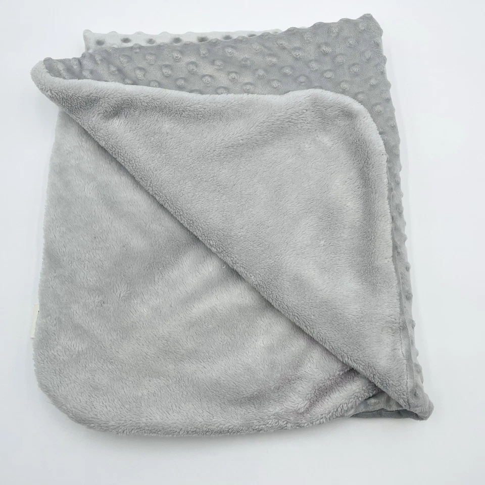 Blankets & Beyond Baby Blanket Owl Minky Gray Embroidered - Image 3 of 4