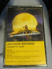 1983 JACKSON BROWNE Lawyers In Love US Cassette Asylum VG 