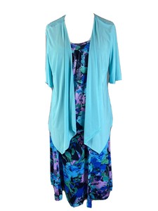 turquoise cardigan outfit