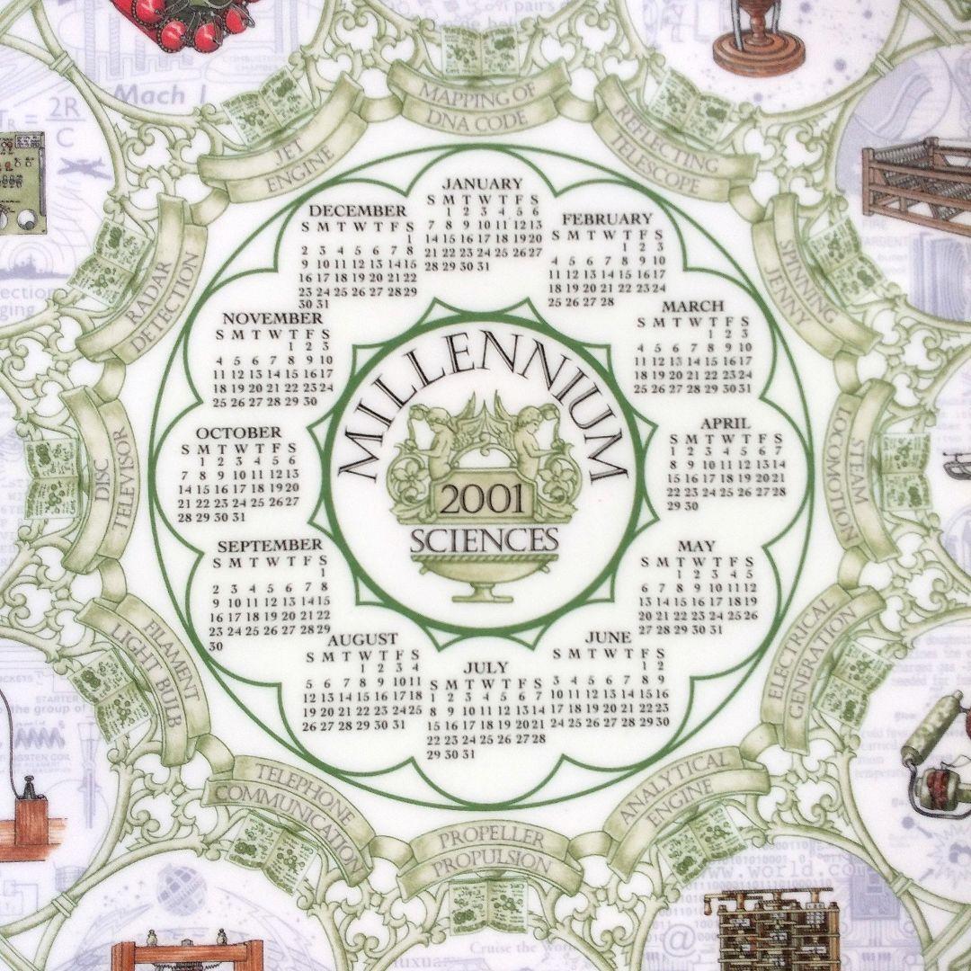 　MILLENNIUM　CALENDAR PLATE 2001 Wedgwood Millennium Calendar Plate 2001 | eBay
