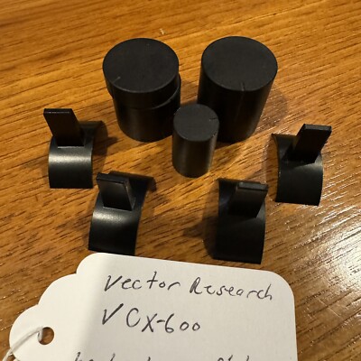 VECTOR RESEARCH VCX-600 CASSETTE KNOBS AND LEVER KNOBS - VERY GOOD CONDITION