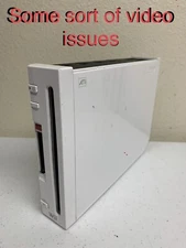 Nintendo Wii White Console (NTSC) Video Issues Of Some Sort