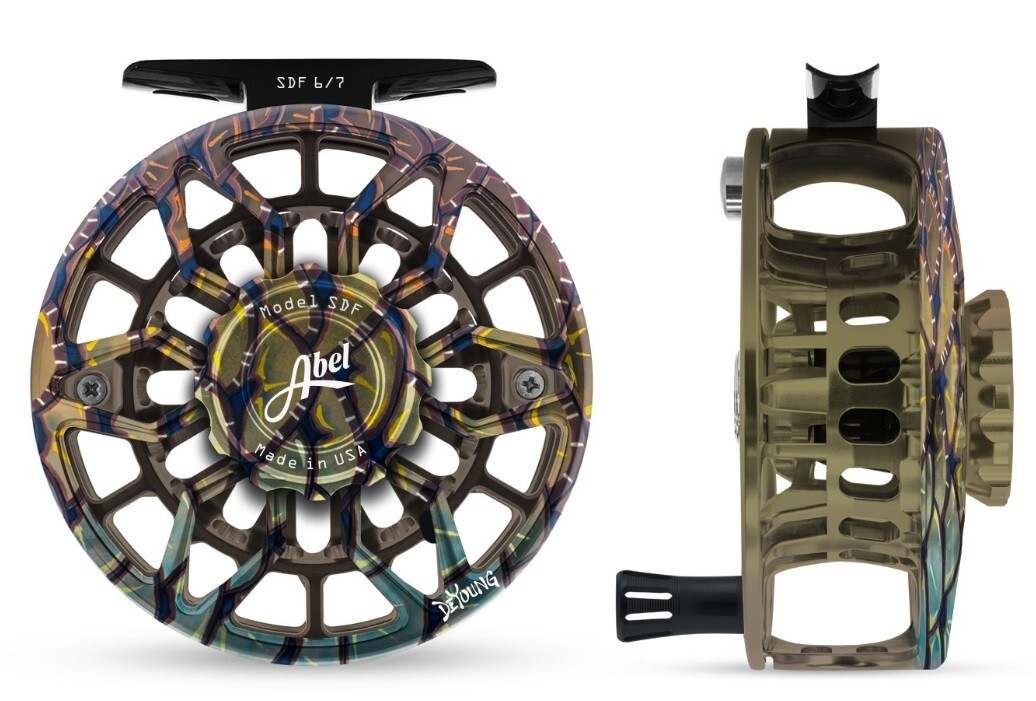 carp fly reels ABEL SDF 6/7 FLY REEL DEYOUNG CARP FLANK + FREE $130 LINE