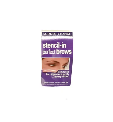 Sudden Change Stencil-in Perfect Brows Perfect Arch Brow Stencils # 6043