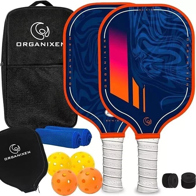 Pickleball Paddles Set of 2, USAPA Approved Fiberglass Pickleball Set free Shipp Pickleball Paddles Set of 2, USAPA Approved Fiberglass Pickleball Set free Shipp
