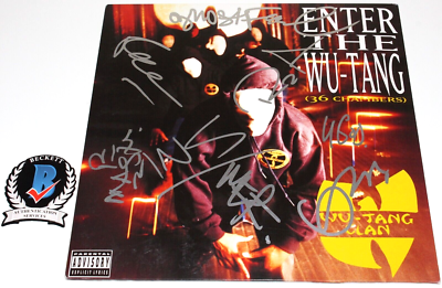 WU-TANG CLAN SIGNED 'ENTER THE 36 CHAMBERS' ALBUM VINYL RECORD LP