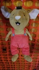 IF YOU GIVE A MOUSE A COOKIE 14" Plush W/Red Overalls 