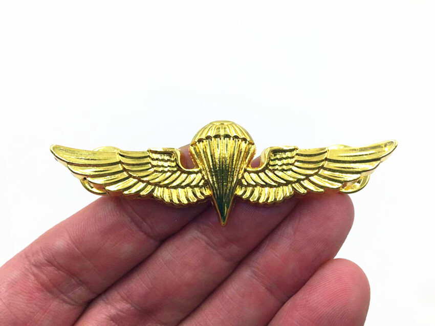 US NAVY PARACHUTE PARACHUTIST LANDINGS WINGS PIN INSIGNIA BADGE | eBay