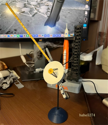 1/144 Voyager 1 Space Probe 3D Printed Finished Product Assemble Model Decor - 第 5/6 張圖片
