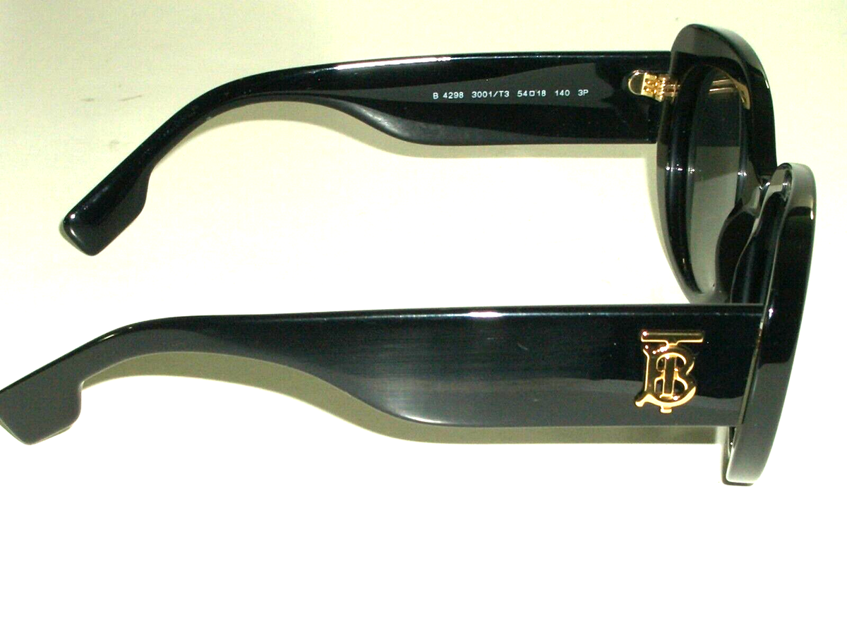 LADIES BURBERRY ITALY B 4298 54[]18 140 BLACK GRAY GRADIENT