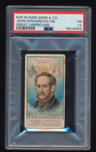 1888 N76 Duke #35 John Howard Payne — PSA 1.5