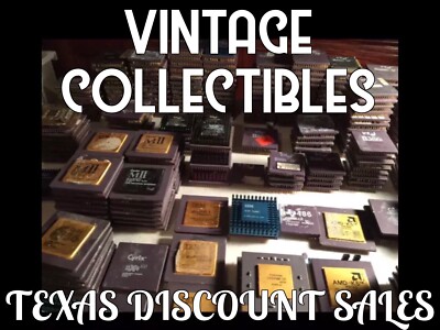 Intel 486 DX 33MHZ A80486DX-33 SX419 SX729 i486 CPU Processor Gold