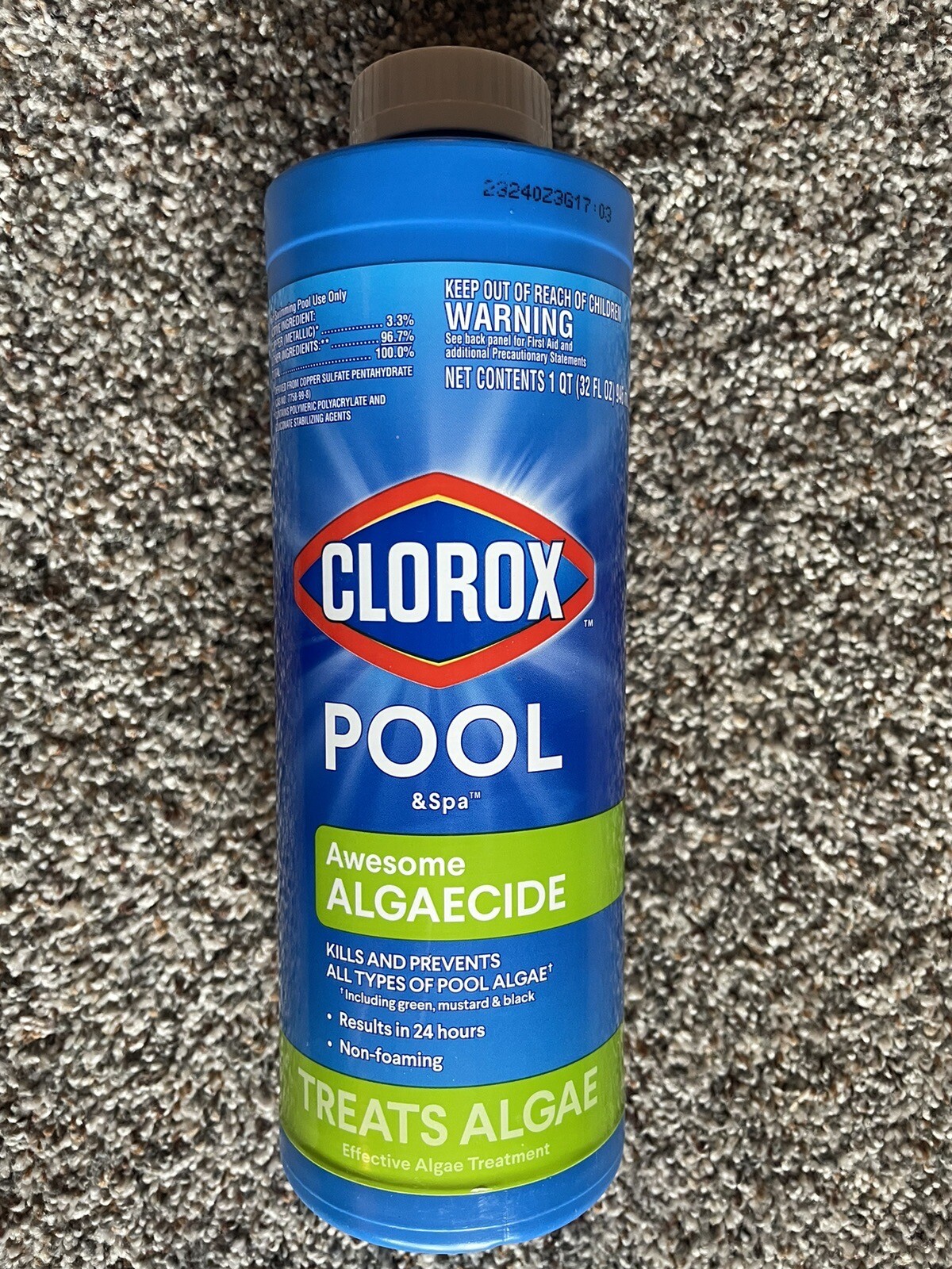 Clorox Pool & Spa Awesome Algaecide 32 oz. 40032CLX Pool Care NEW