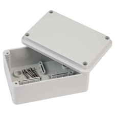 Image of Enclosure Box IP56 120mm x 80mm x 50mm Gewiss GW44205 Electrical Junction Grey