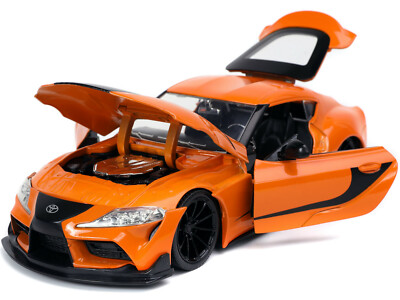 Jada toys ミニカー（全9点） TOYOTA SUPRA ORANGE 