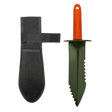 SE Prospector's Serrated Edge Digger Compact Shovel Trowel for Gardening, Met...