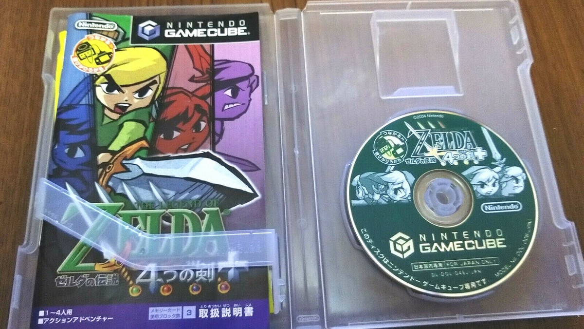 Legend of Zelda: Four Swords Adventures Nintendo GameCube GC Wii