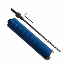 Dry Diamond Core Bit, 9.5" Drilling Depth, Includes 1/2" Shank Pilot Bit Adapter