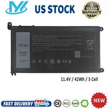 For Dell Inspiron Battery WDX0R 42Wh 15 5567 5568 13 5368 7368 7569 7579 WDXOR