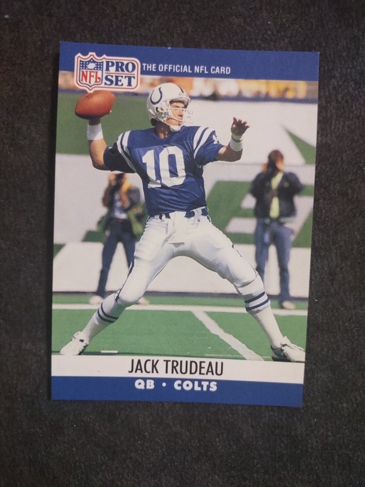 1990 NFL Pro Set #526 Jack Trudeau Indianapolis Colts Football Card