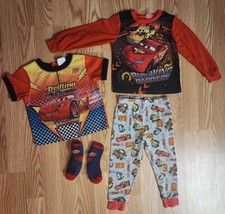 Rare Disney Pixar Cars lot / Mater 3pc Pj Set / Size 4t