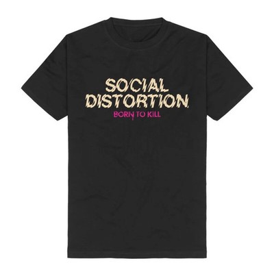 Social Distortion T-Shirt Herren Born To Kill Skelly schwarz S