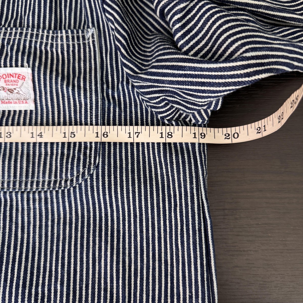 Pointer Brand Jacket Mens Small Hickory Stripe Chore Coat Workwear