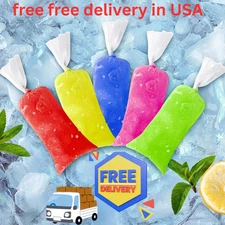 200 Pieces Ice Pop Bags 2 X 8 Inch Bolsitas Para Bolis De Hielo Mexicanas Ice Cr