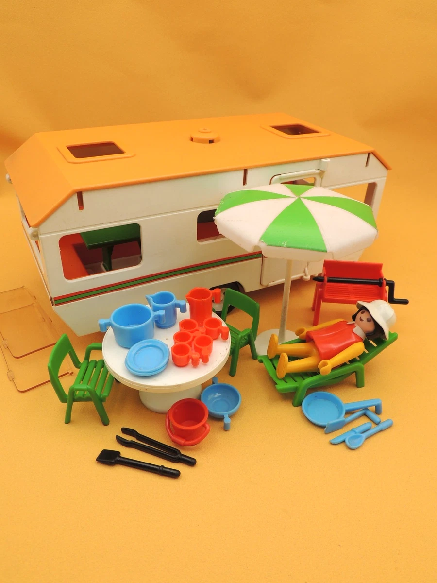 PLAYMOBIL 3249 CARAVANE Avec Auvent Vintage 1977 EUR 25,00 - FR