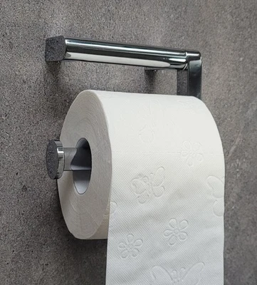 VIERO Support de Rouleau de Papier sans Couvercle Inox Chromé 415414 Reduzirt - Photo 1/4