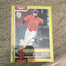 Topps 2026 Series 1 Willy Adames San Francisco Giants Yellow Parallel #267/399