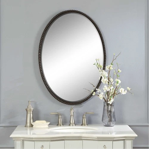 Uttermost 01101-B Sherise 32 X 22 inch Bronze Wall Mirror - Picture 2 of 5