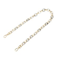 24 Inch Acrylic Chain Purse Strap Replacement Luxury Handbag Strap, Clear Blue