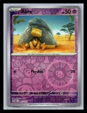 Pokémon TCG 151 Abra 063/165 NM Reverse Holo