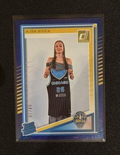 2025 Donruss WNBA #93 Ajsa Sivka Blue Spark Rated Rookie /49 Chicago Sky