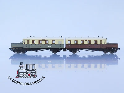 IE1792 H0 =DC LILIPUT Akkutriebwagen AT3 377/378 2-tlg. - S/C - Imagen 1 de 4