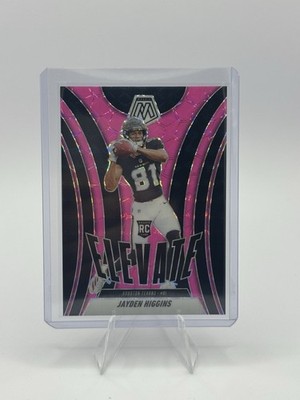 Jayden Higgins 2025 Panini Mosaic Mosaic Elevate Pink Fluorescent
