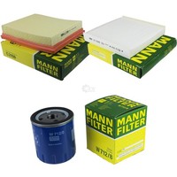MANN-FILTER Inspektionspaket Filtersatz Passend FüR CitroëN Xsara 1.4I