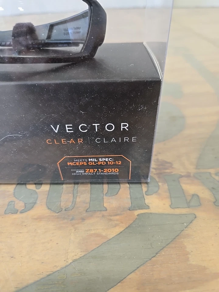 Gafas de tiro vectorial Walker's IKON marco negro lente transparente GWP-IKNFF4-CLR Foto 3 de 4