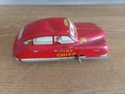 VINTAGE MARX TIN FIRE CHIEF WIND UP TOY