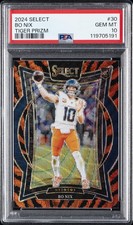 2024 PANINI SELECT TIGER PRIZM #30 BO NIX PSA 10